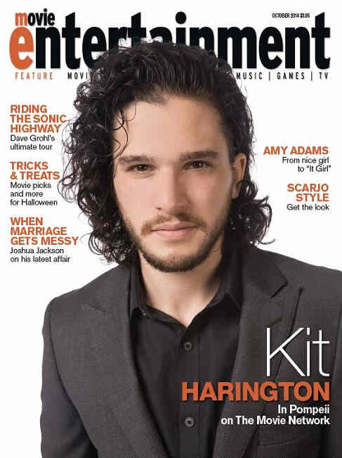 MOVIE ENTERTAINMENT magazine side cover October 2014