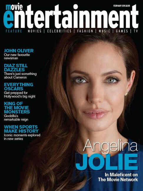 MOVIE ENTERTAINMENT magazine side cover February 2015