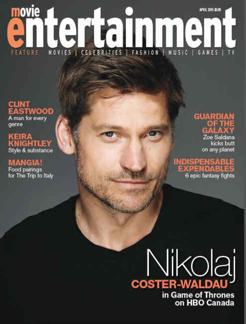 MOVIE ENTERTAINMENT magazine side cover April 2015