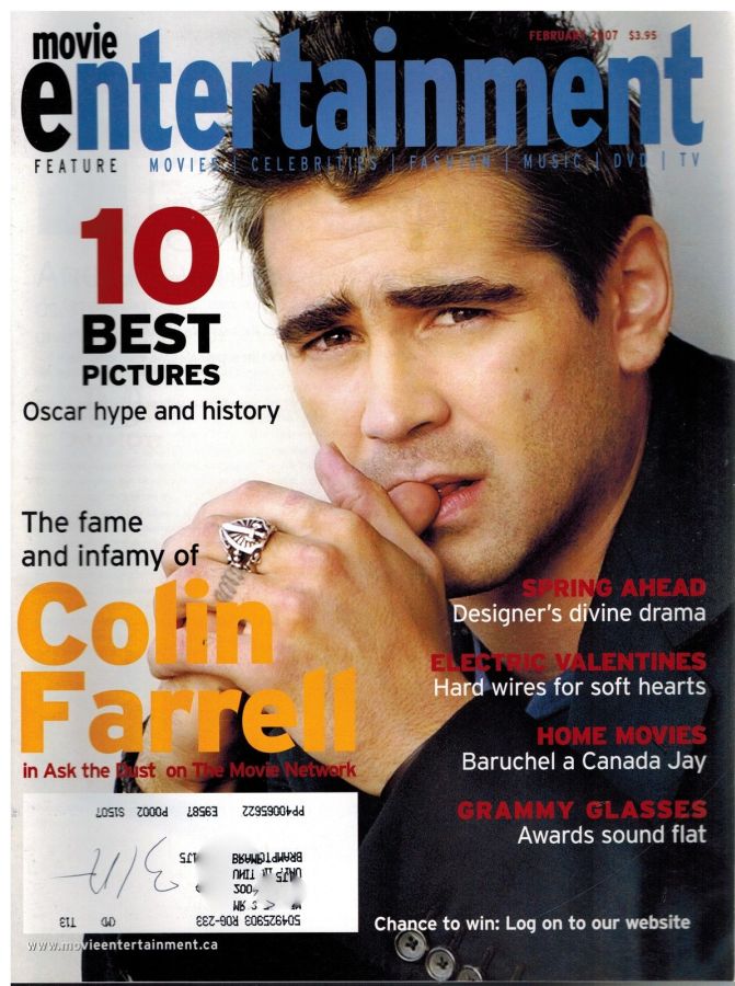 MOVIE ENTERTAINMENT magazine side cover February 2007
