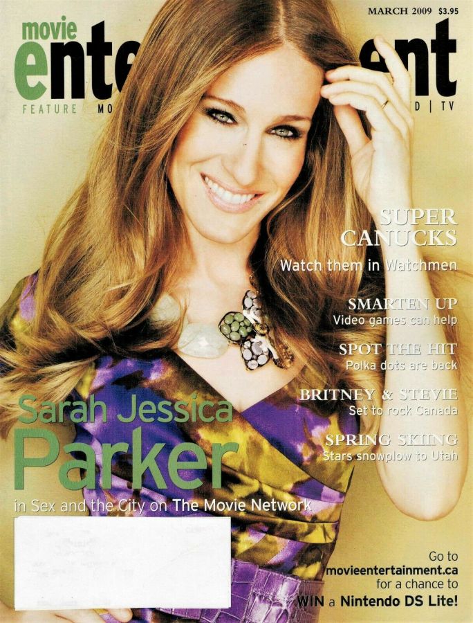 MOVIE ENTERTAINMENT magazine side cover  March 2009
