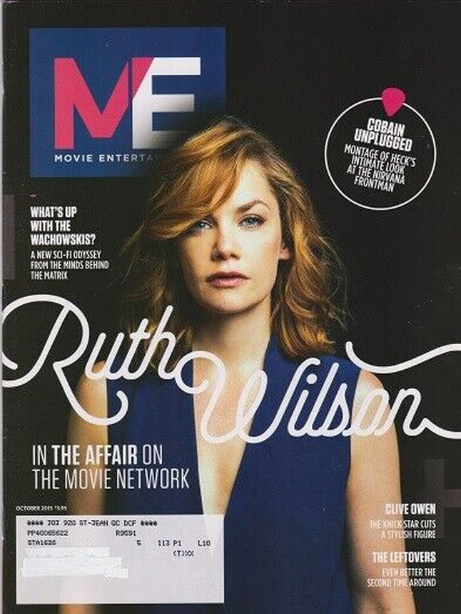 MOVIE ENTERTAINMENT magazine side cover October 2015