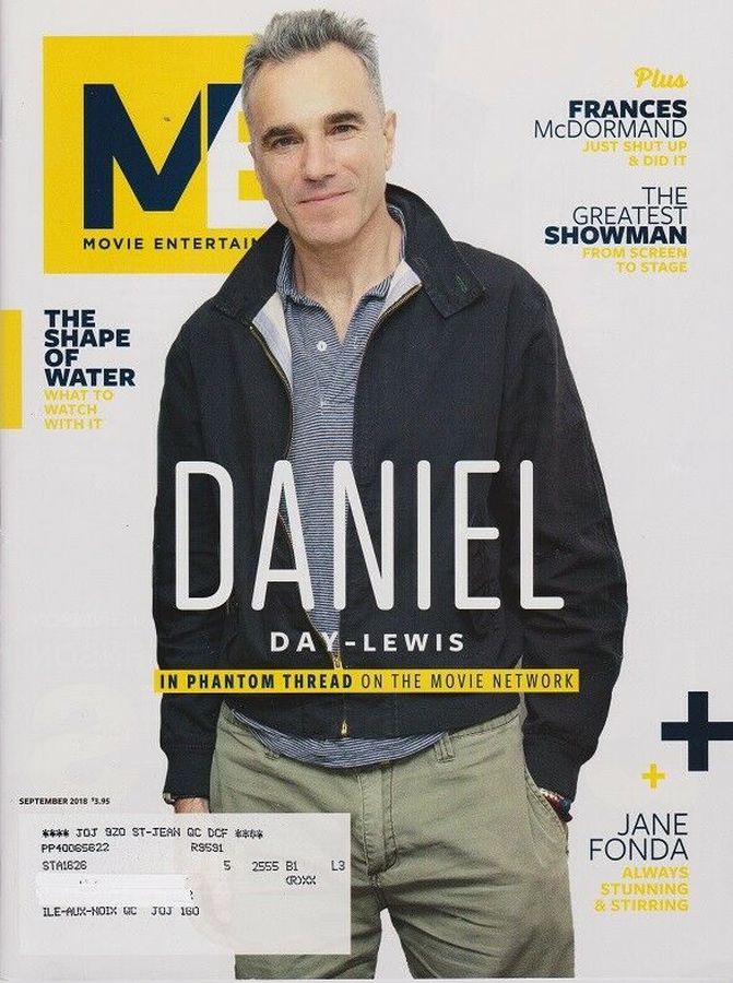 MOVIE ENTERTAINMENT magazine side cover  September 2018