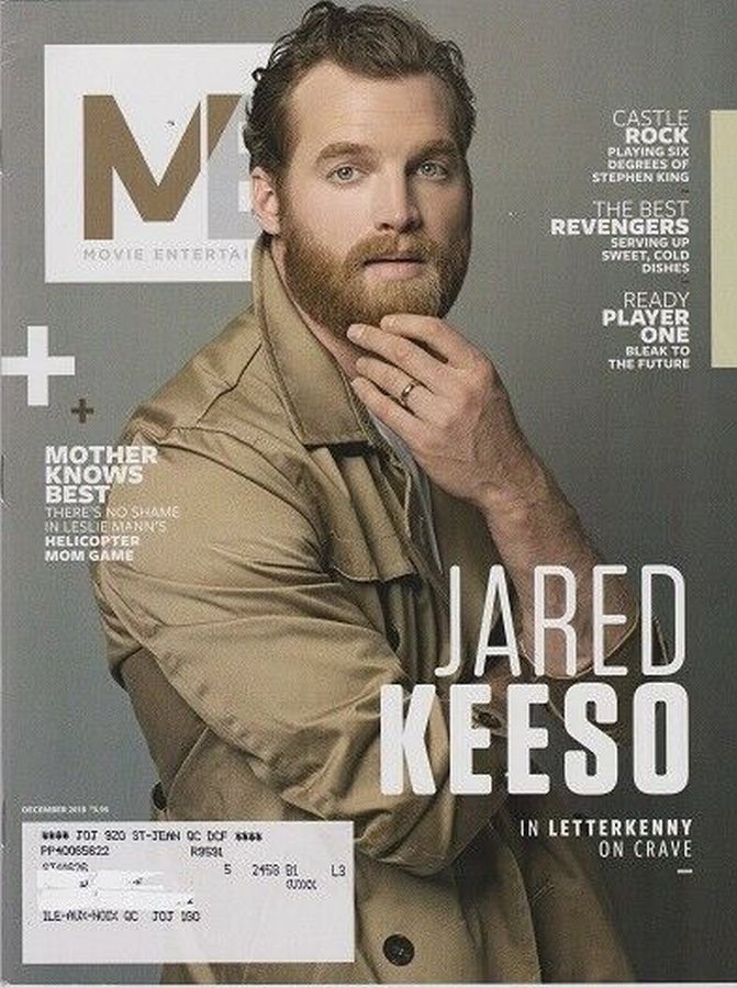 MOVIE ENTERTAINMENT magazine side cover  December 2018