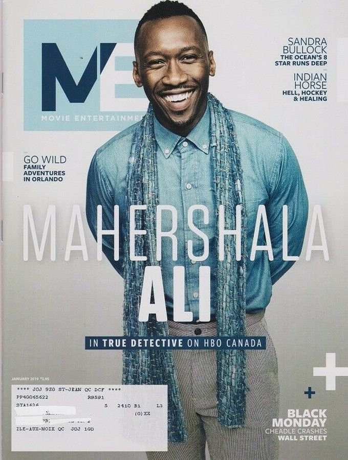 MOVIE ENTERTAINMENT magazine side cover  January 2019