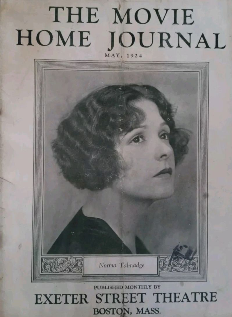 MOVIE HOME JOURNAL | THE magazine side cover  May 1924
