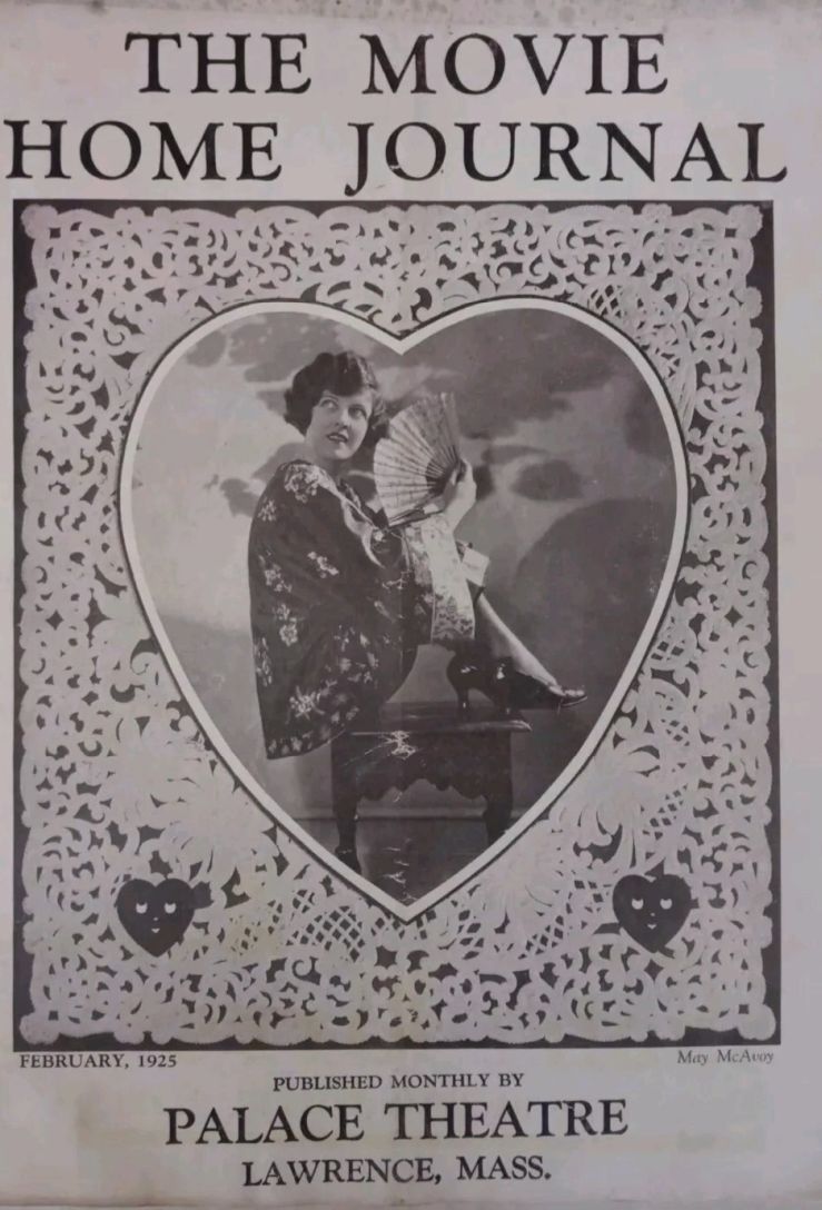 MOVIE HOME JOURNAL | THE magazine side cover  February 1925