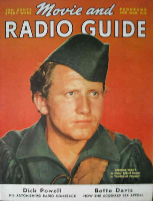 MOVIE-RADIO GUIDE magazine side cover 2 March 1940