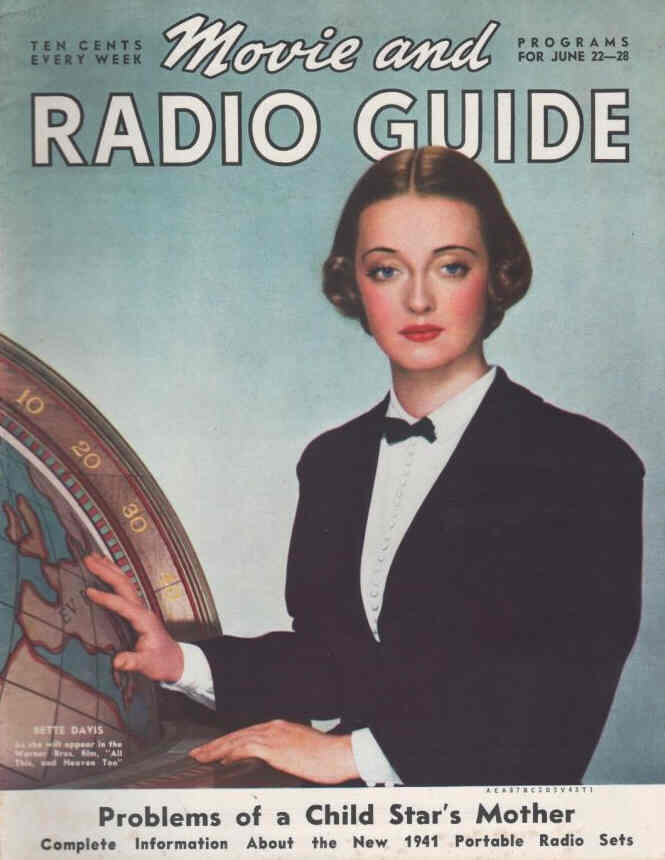 MOVIE-RADIO GUIDE magazine side cover 22 June 1940