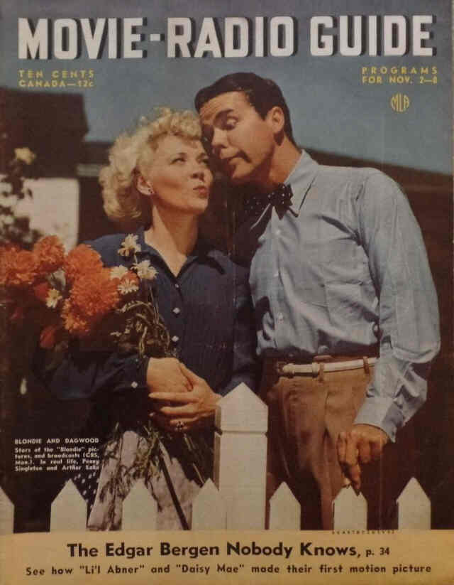 MOVIE-RADIO GUIDE magazine side cover 2 November 1940