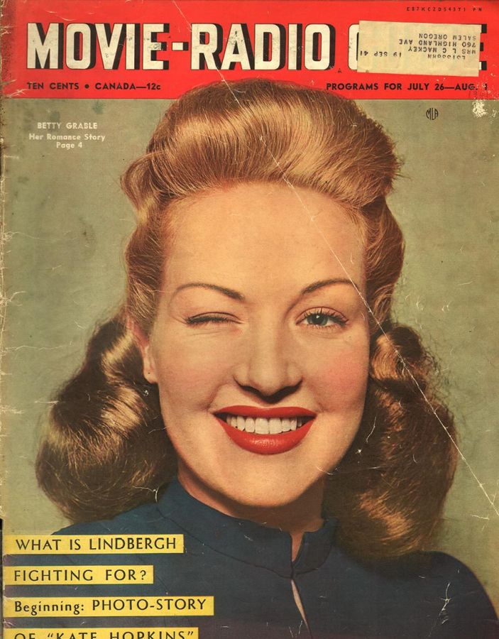 MOVIE-RADIO GUIDE magazine side cover 26 July 1941