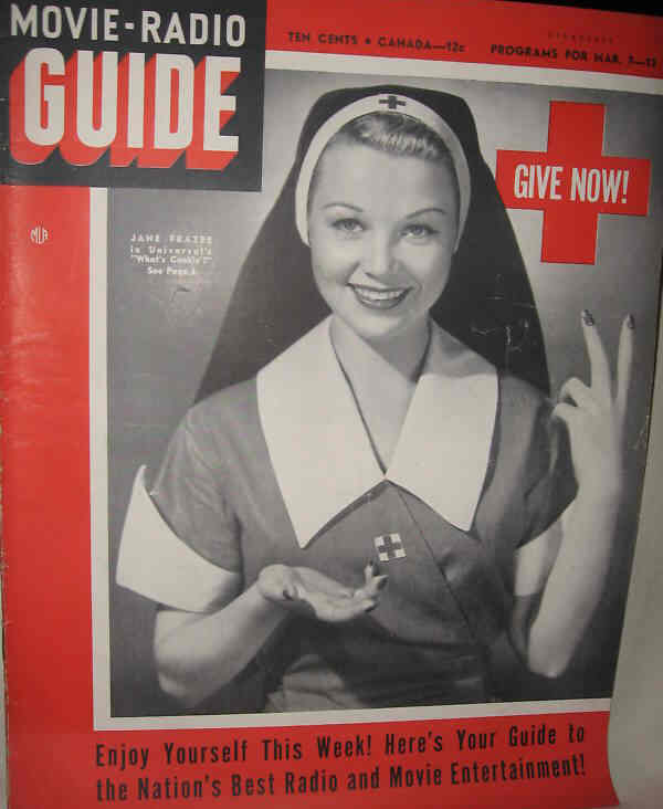 MOVIE-RADIO GUIDE magazine side cover 7 March 1942