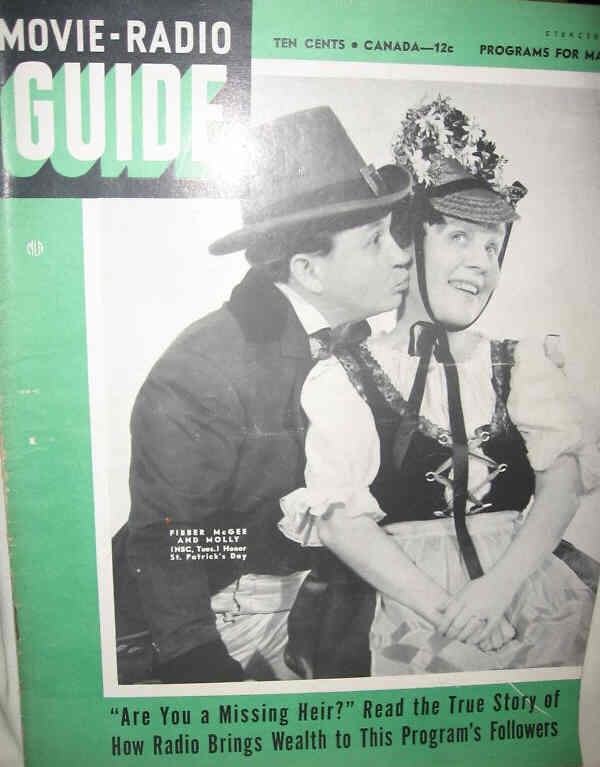 MOVIE-RADIO GUIDE magazine side cover 14 March 1942
