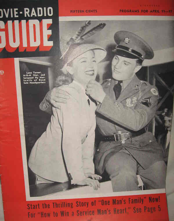 MOVIE-RADIO GUIDE magazine side cover 11 April 1942