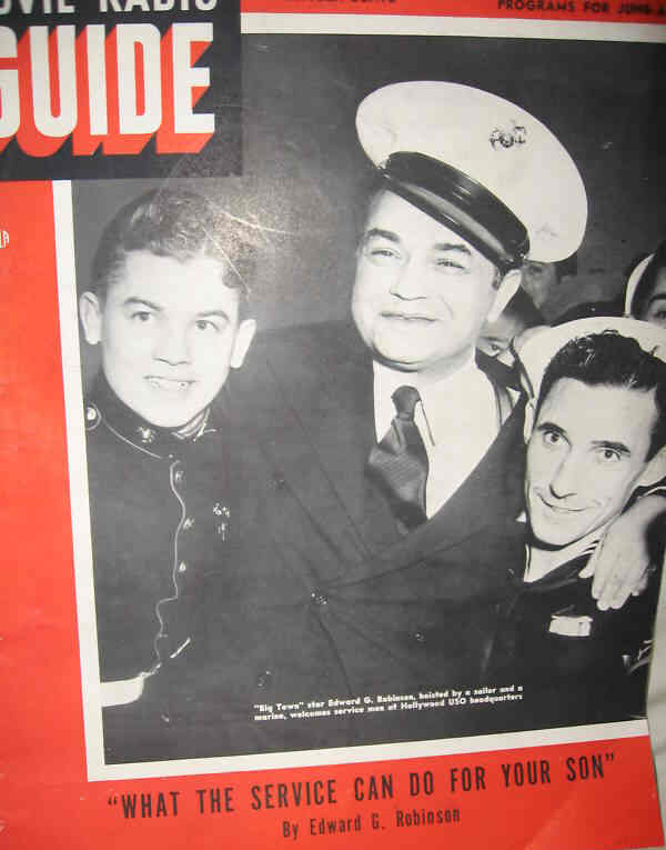 MOVIE-RADIO GUIDE magazine side cover 6 June 1942