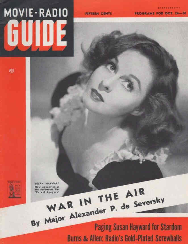 MOVIE-RADIO GUIDE magazine side cover 24 October 1942