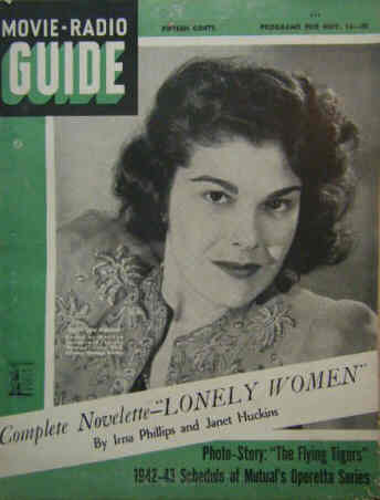MOVIE-RADIO GUIDE magazine side cover 14 November 1942