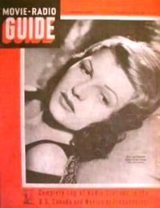 MOVIE-RADIO GUIDE magazine side cover 5 December 1942