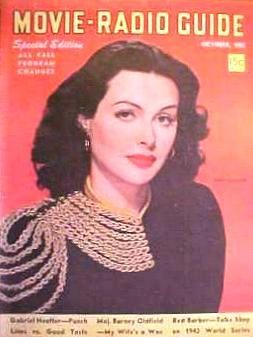 MOVIE-RADIO GUIDE magazine side cover October 1943