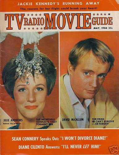 MOVIE-RADIO GUIDE magazine side cover May 1966