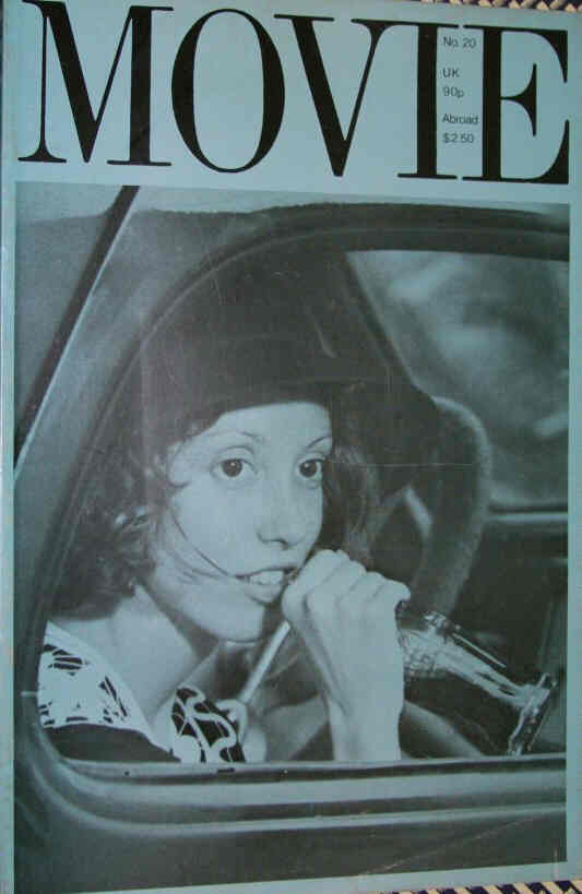 MOVIE (Ian Camerons) magazine side cover Issue 20 March 1975