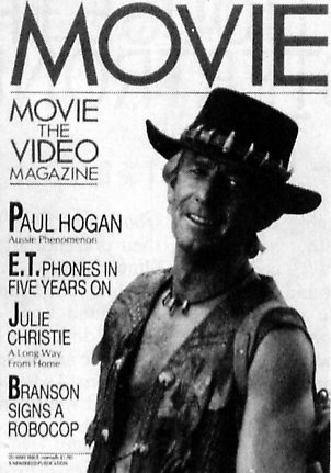 MOVIE (UK 80s) magazine side cover Prelaunch issue 1988
