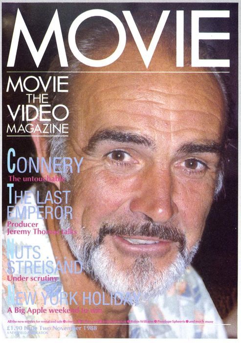 MOVIE (UK 80s) magazine side cover Issue 2 November 1988