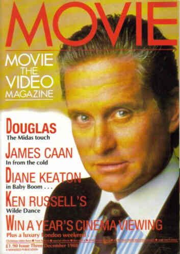 MOVIE (UK 80s) magazine side cover Issue 3 December 1988