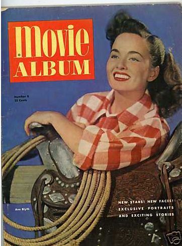 MOVIE ALBUM (40s) magazine side cover Issue 8  1949