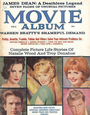 MOVIE ALBUM (60s) magazine side cover Issue 8  1962