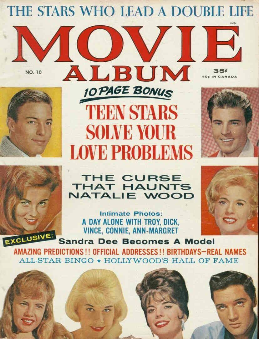MOVIE ALBUM (60s) magazine side cover Issue 10  1963