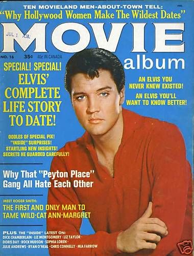 MOVIE ALBUM (60s) magazine side cover Issue 16  1965