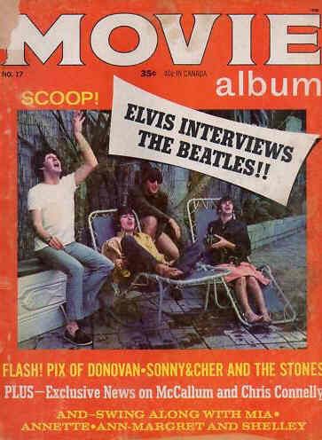 MOVIE ALBUM (60s) magazine side cover Issue 17  1966