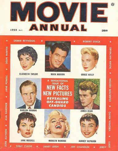 MOVIE ANNUAL magazine side cover Issue 2  1955