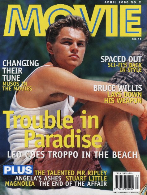 MOVIE (Au) magazine side cover Issue 2 April 2000