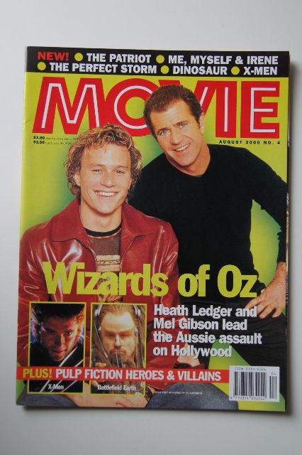 MOVIE (Au) magazine side cover Issue 4 August 2000