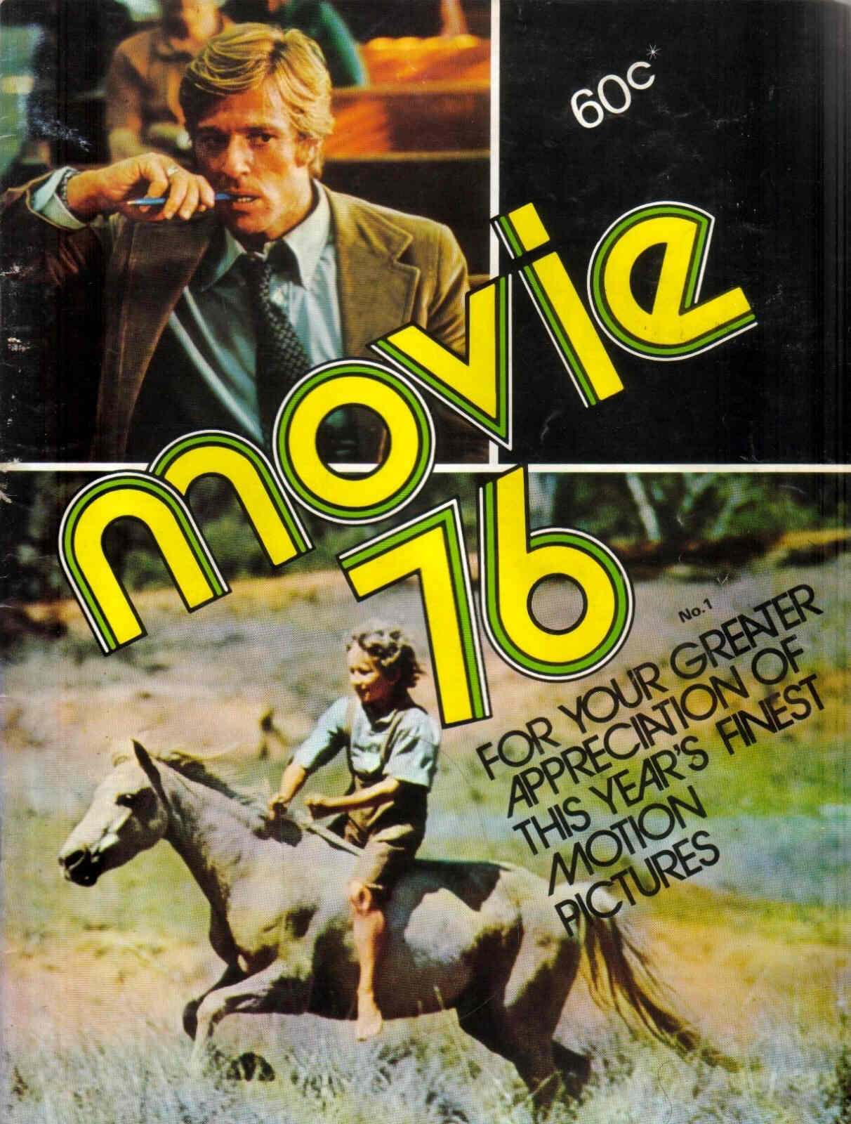 MOVIE (Au) magazine side cover Issue 1  1976