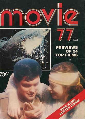 MOVIE (Au) magazine side cover Issue 1  1977