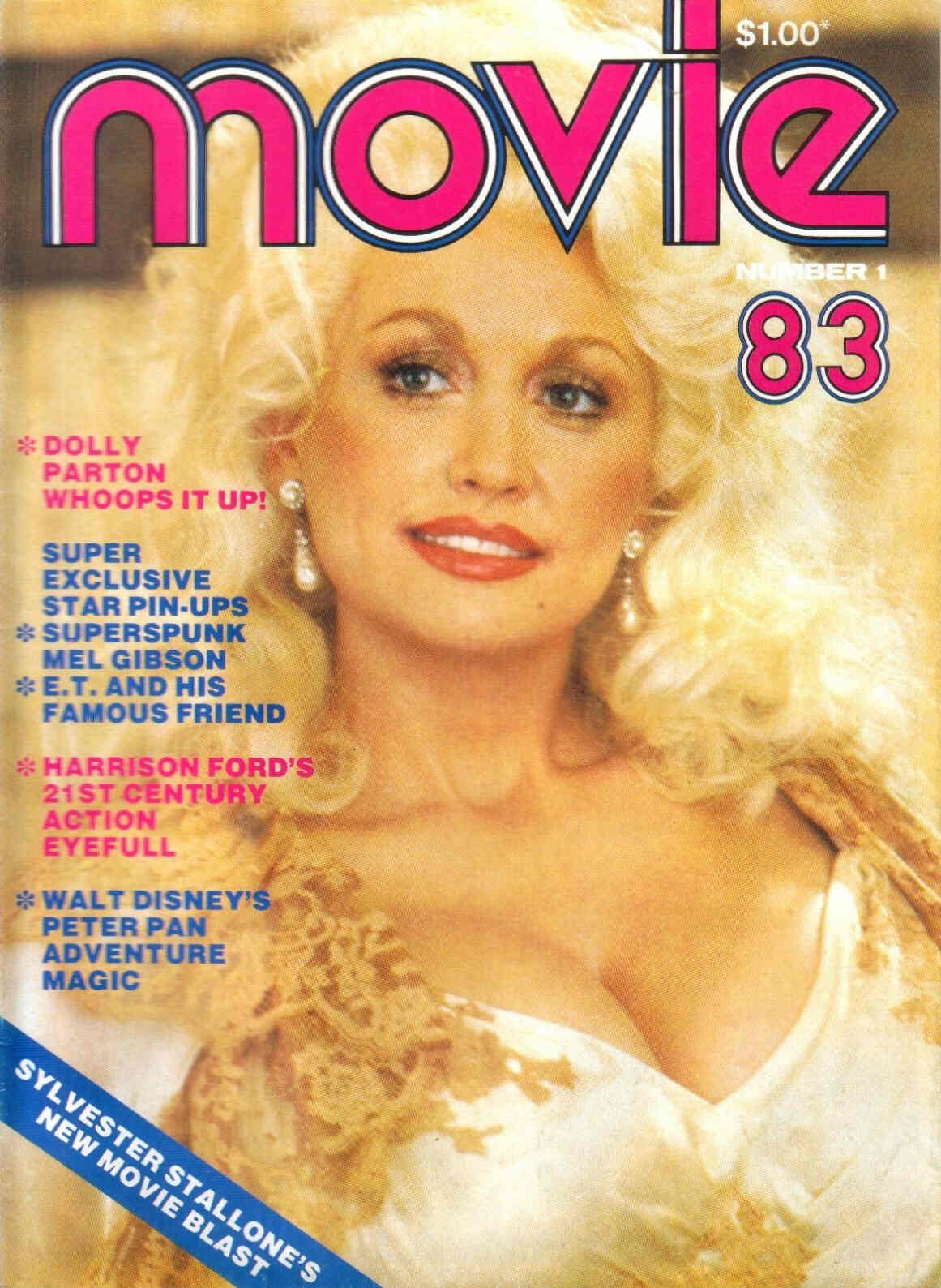 MOVIE (Au) magazine side cover Issue 1  1983