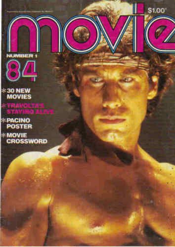 MOVIE (Au) magazine side cover Issue 1  1984