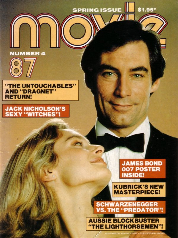 MOVIE (Au) magazine side cover Issue 4 Spring 1987