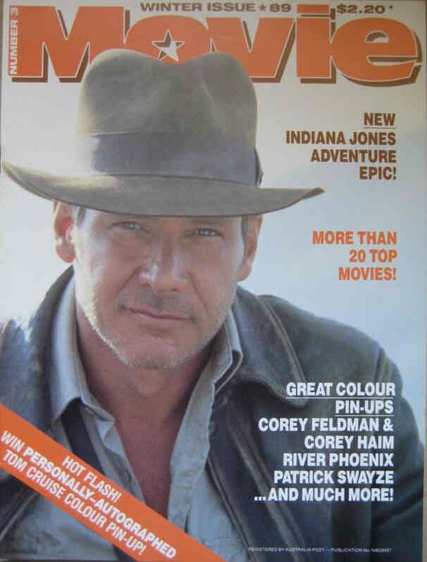 MOVIE (Au) magazine side cover Winter 1989