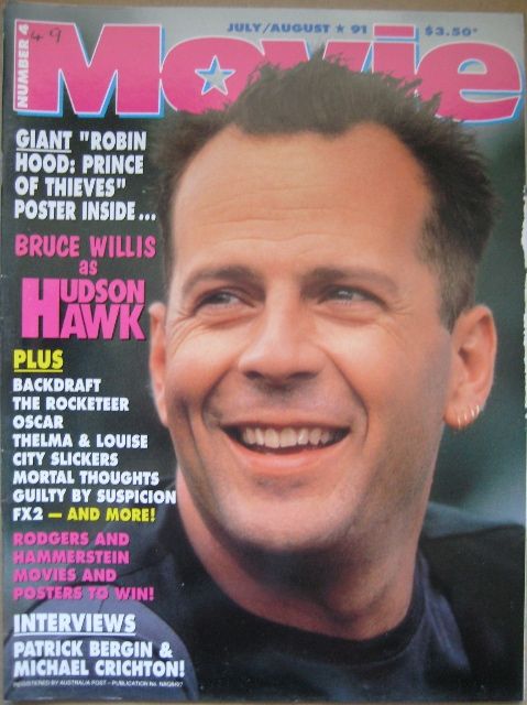 MOVIE (Au) magazine side cover Issue 4 July/August 1991
