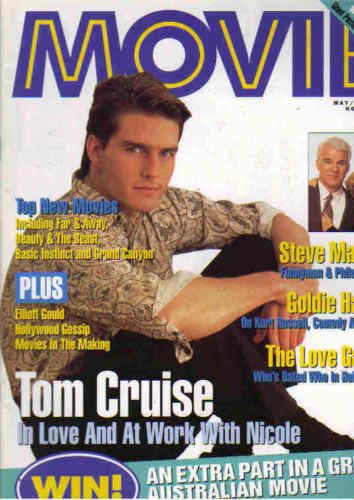 MOVIE (Au) magazine side cover May/June 1992