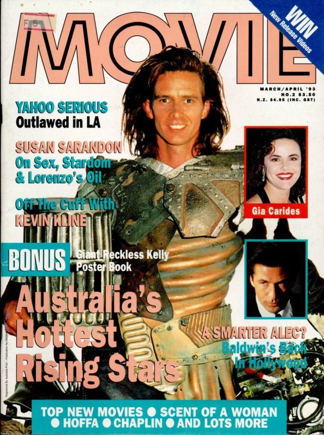 MOVIE (Au) magazine side cover March/April 1993