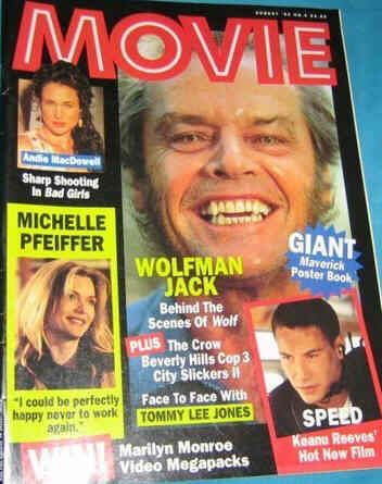 MOVIE (Au) magazine side cover August 1994