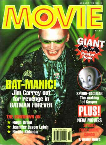 MOVIE (Au) magazine side cover Issue 4 August 1995