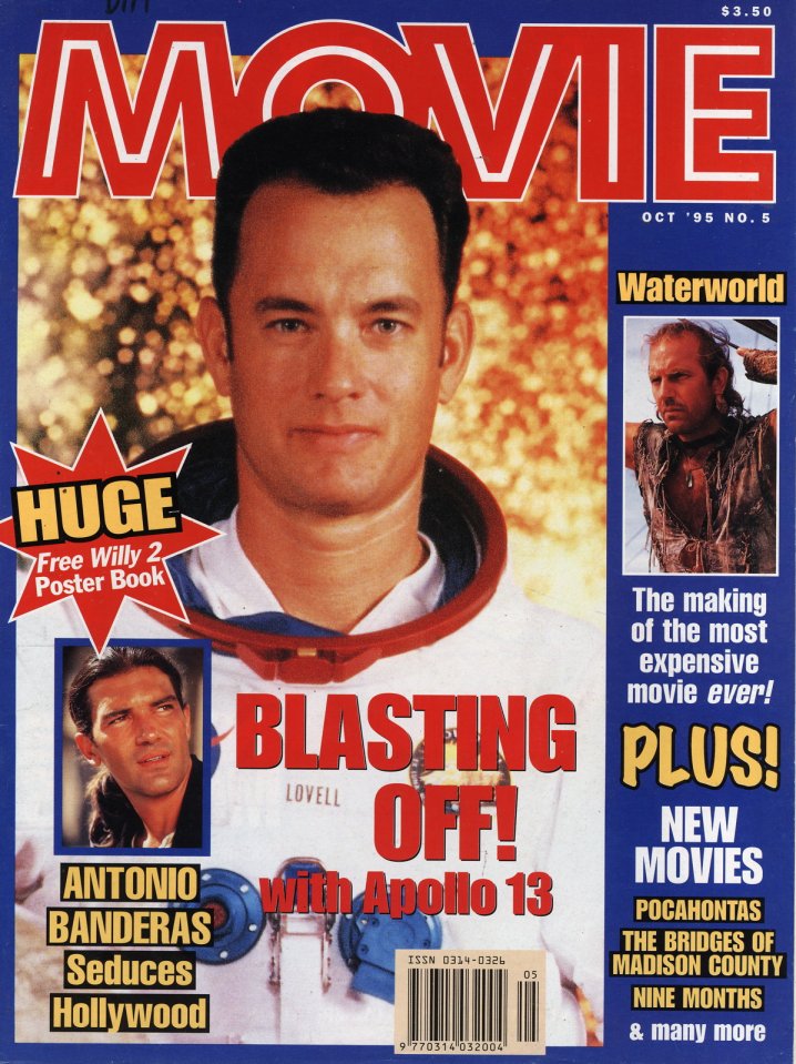 MOVIE (Au) magazine side cover Issue 5 October 1995