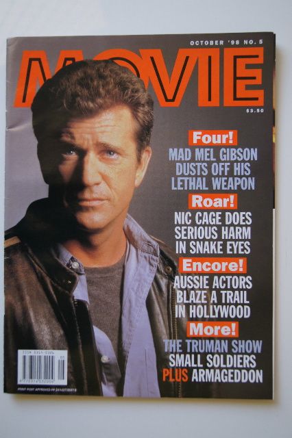 MOVIE (Au) magazine side cover Issue 5 October 1998