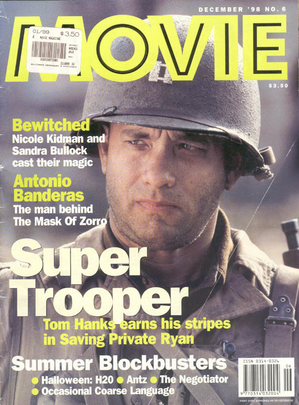 MOVIE (Au) magazine side cover Issue 6 December 1998